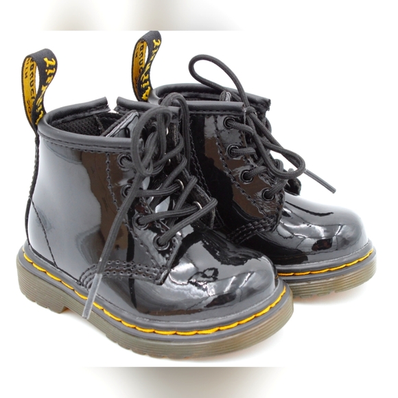 Dr. Martens Other - NIB Toddler Dr. Martens Patent Black Boots – Size 4